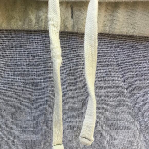 True Religion Hoodie Crop Sweatshirt Pale Chartreuse Green Cinch Hem Small - Picture 7 of 10